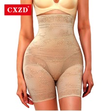  Women Seamless High Waist Mesh Breathable Control Panties Slimming Tummy Underwear Thigh Slimmer Abdomen Body Shaper