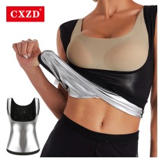  Womens Waist Trainers Sweat Sauna Vest Body Shaper Slimming Corset Workout Fitness Weight Loss Tank Tops