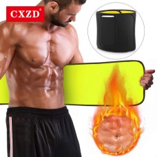  New Men Sauna Waist Trainer Man Neoprene Slimming Belt Shaper Tummy Reducing Body Shapers Promote Sweat Shapewear